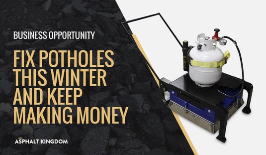 Make Money All Winter Long Doing Urgent Pothole Repair