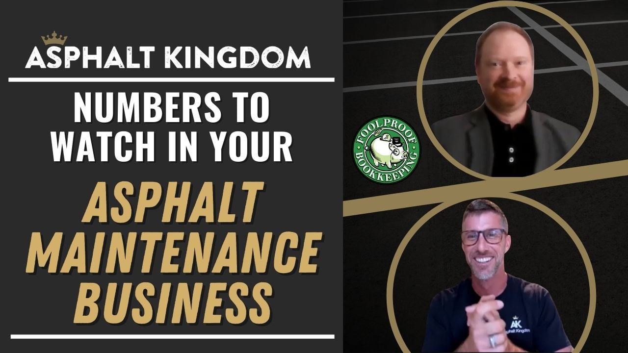 Numbers to Watch in Your Asphalt Maintenance Business
